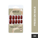 Glossy Solid Color Nails Square(SPN553-SPN578) - Shills Professional