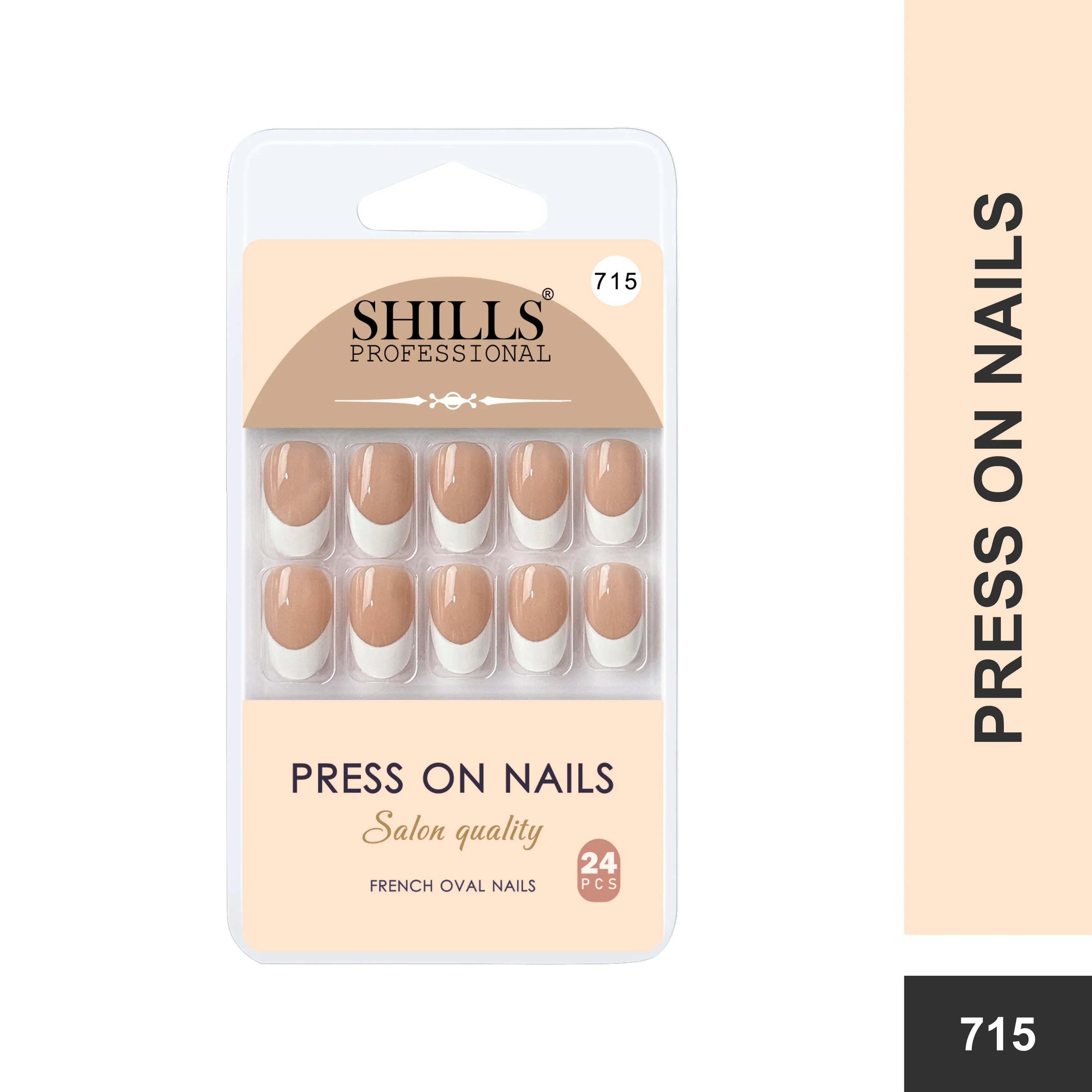 Press On Nail Arts Oval(SPN708-SPN720) - Shills Professional