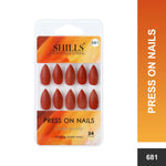 Matte Solid Color Nails Square(SPN677-SPN686) - Shills Professional