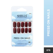 Matte Solid Color Nails Square(SPN667-SPN676) - Shills Professional