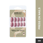 Glossy Solid Color Nails Square(SPN579-SPN604) - Shills Professional