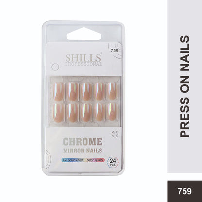 Press On Chrome Mirror Nails( SPN755-SPN764)