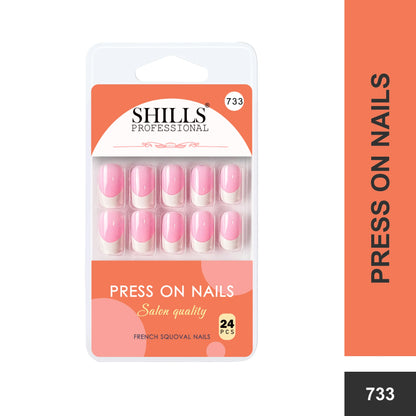 French Nails Squoval(SPN721-SPN733) - Shills Professional