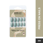 Glossy Solid Color Nails Square(SPN579-SPN604) - Shills Professional