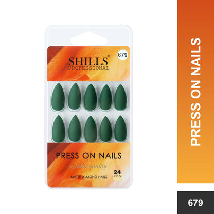 Matte Solid Color Nails Square(SPN677-SPN686) - Shills Professional