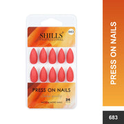 Matte Solid Color Nails Square(SPN677-SPN686) - Shills Professional