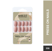 Glossy Solid Color Nails Square(SPN553-SPN578) - Shills Professional