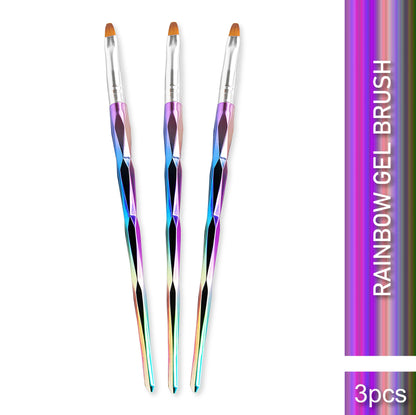 Nail Metal Rainbow Brush - Shills Professional