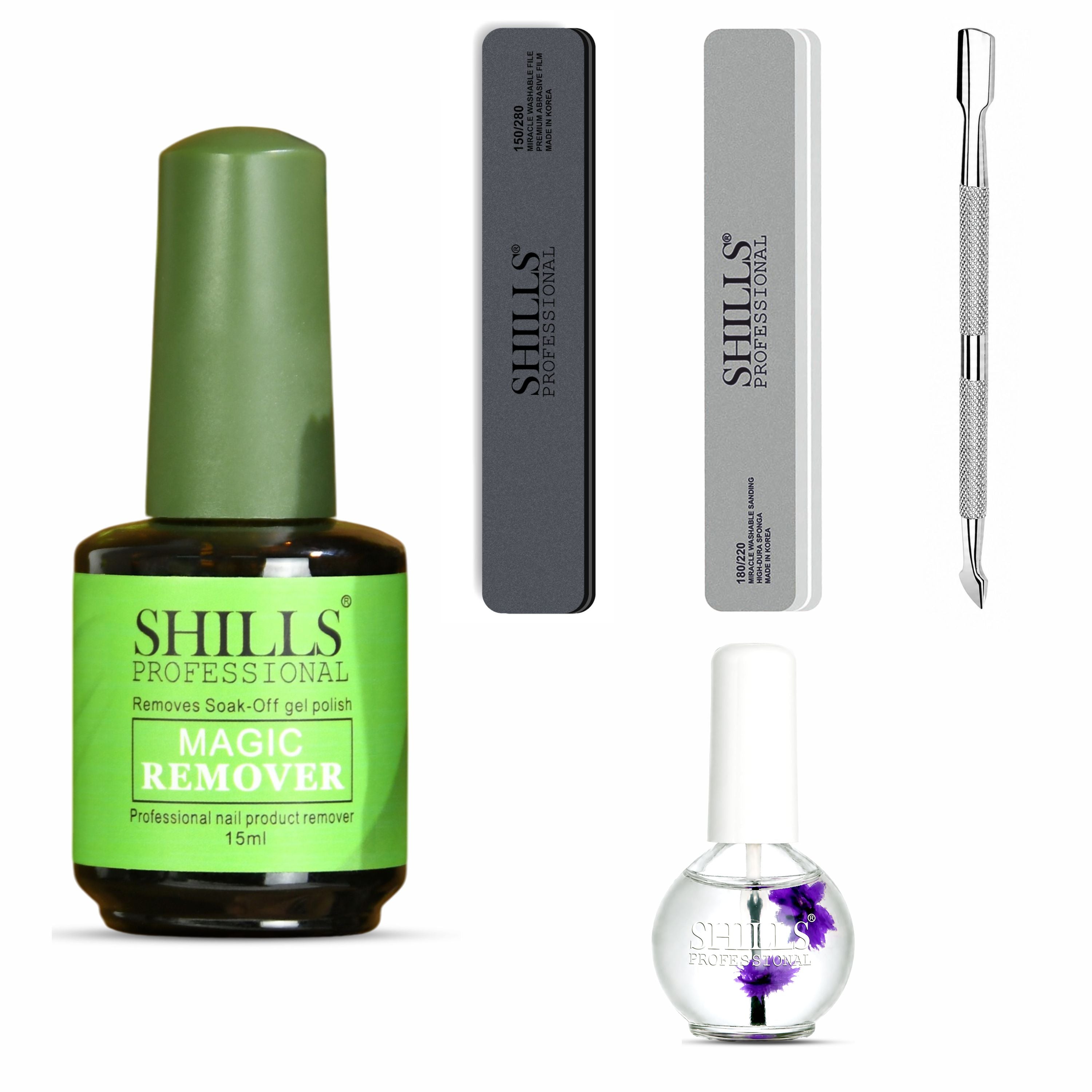 Gel Nail Removal Kit with Magic Remover
