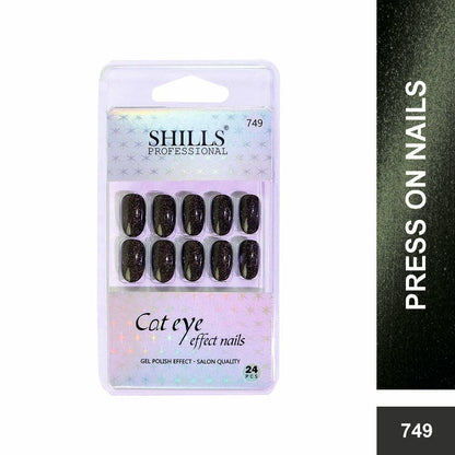 Press On Cat Eye Effect Nails( SPN747-SPN-752)