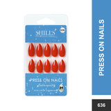 Glossy Solid Color Nails Sharp Almond(SPN631-SPN656) - Shills Professional