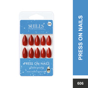 Glossy Solid Color Nails Sharp Almond(SPN605-SPN630)