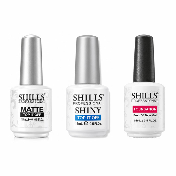 Nail Base Coat and Glossy Top Coat Combo