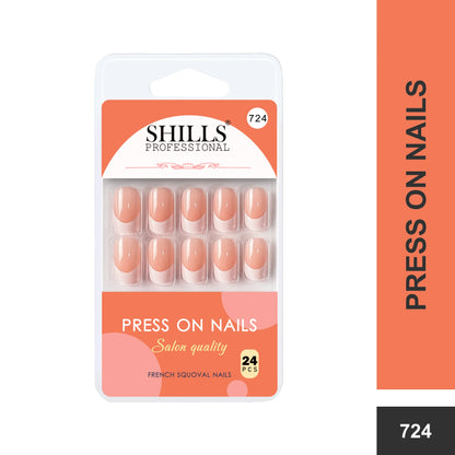 French Nails Squoval(SPN721-SPN733) - Shills Professional