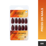 Matte Solid Color Nails Square(SPN677-SPN686) - Shills Professional
