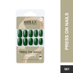 Glossy Solid Color Nails Square(SPN553-SPN578) - Shills Professional