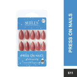 Glossy Solid Color Nails Sharp Almond(SPN605-SPN630)