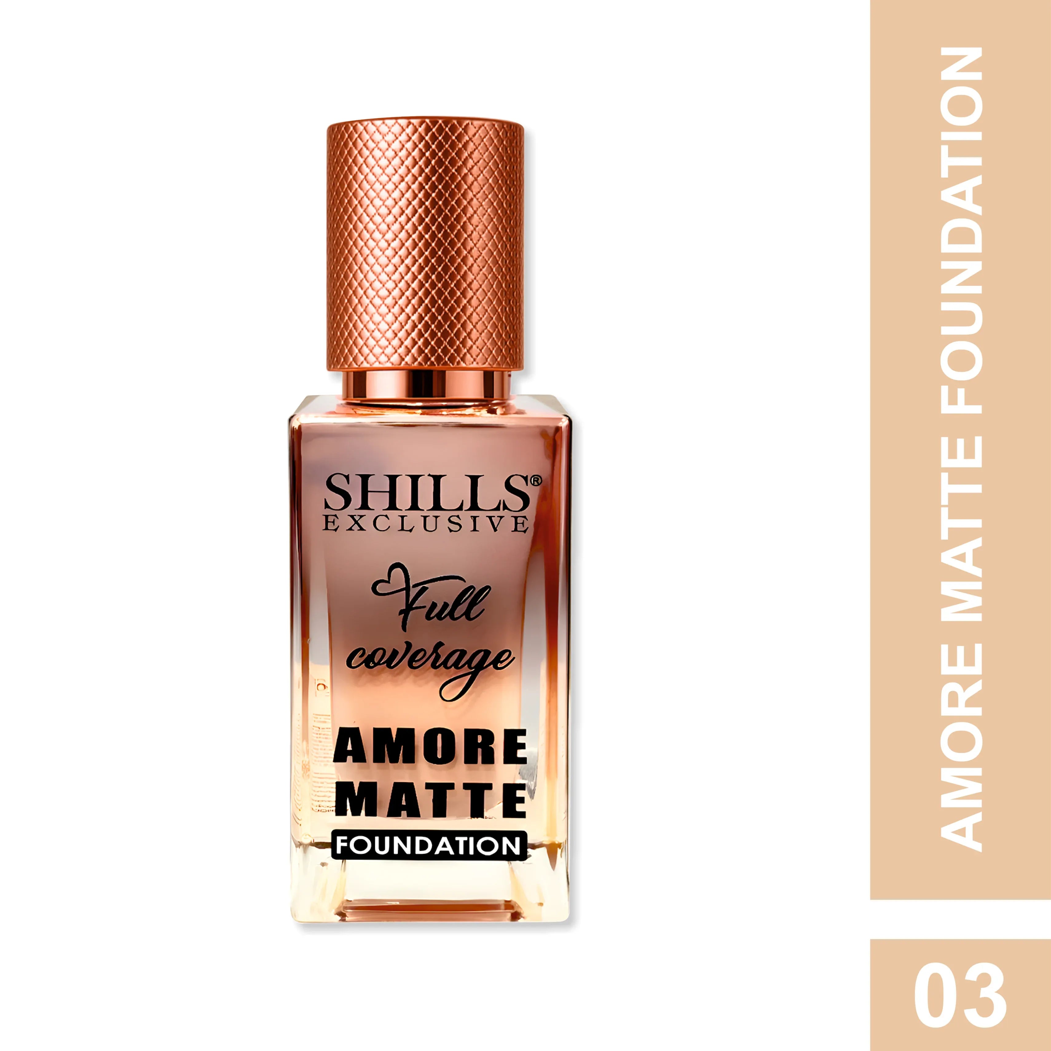 Full Coverage Amore Matte Foundation - Shills Professional