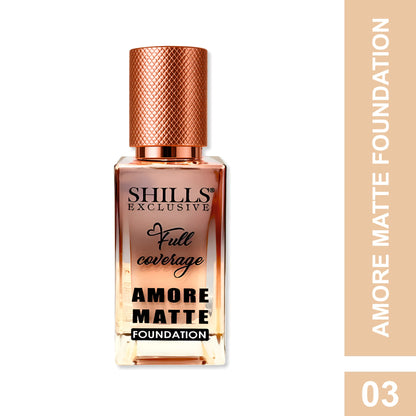 Full Coverage Amore Matte Foundation - Shills Professional