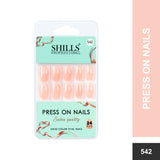 Glossy Solid Color Nails Oval(SPN527-SPN552) - Shills Professional