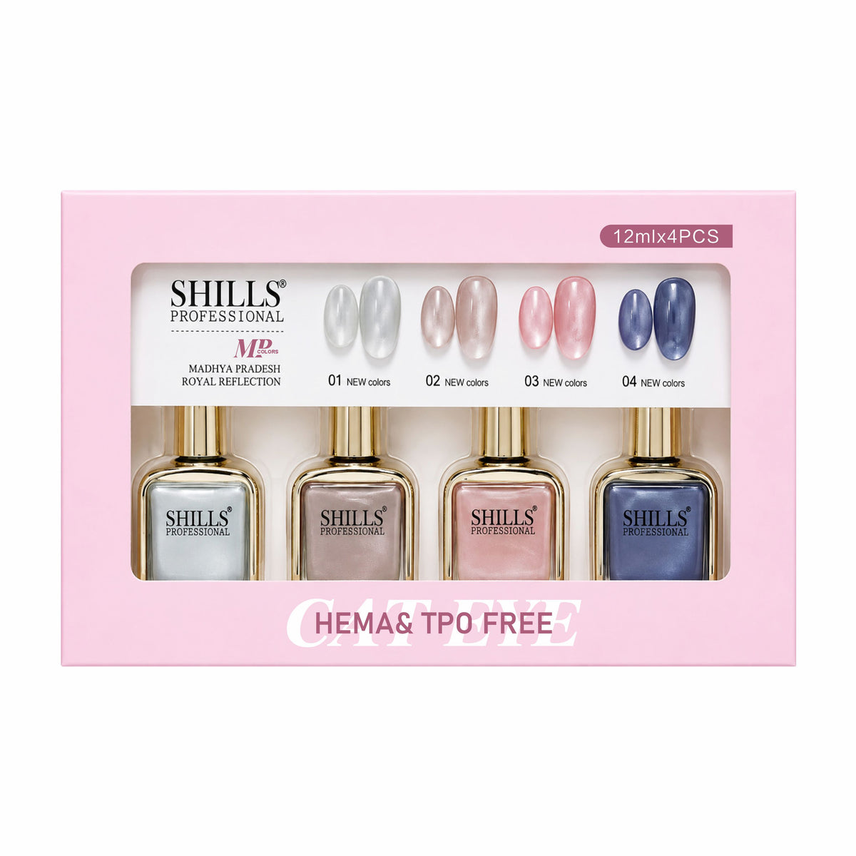 4pcs Cat Eye Set Madhya Pradesh Royal Reflection