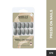 Glossy Solid Color Nails Square(SPN553-SPN578) - Shills Professional