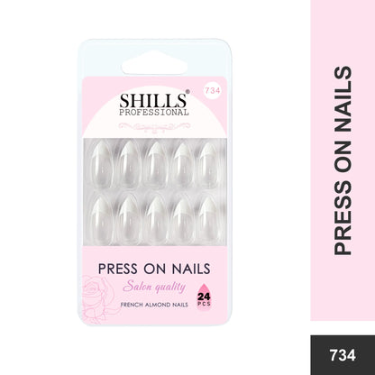 French Nails Sharp Almond (SPN734-SPN746) - Shills Professional
