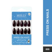 Glossy Solid Color Nails Sharp Almond(SPN605-SPN630)