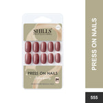Glossy Solid Color Nails Square(SPN553-SPN578) - Shills Professional