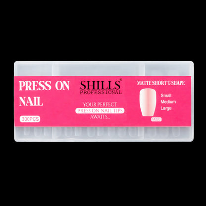 Press On Nail Tips – Matte Short T-Shape