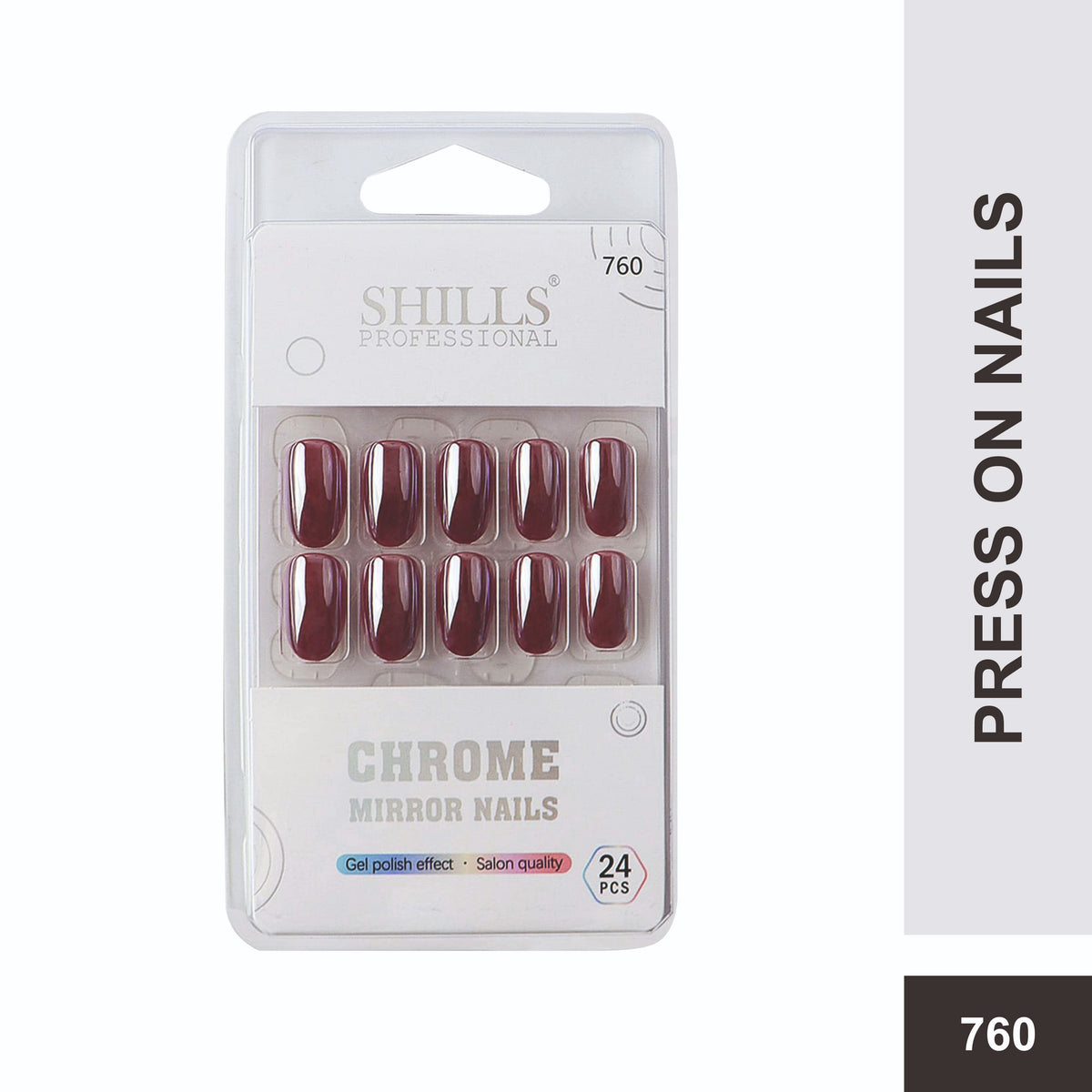 Press On Chrome Mirror Nails( SPN755-SPN764)