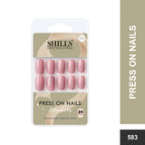 Glossy Solid Color Nails Square(SPN579-SPN604) - Shills Professional