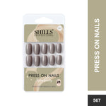 Glossy Solid Color Nails Square(SPN553-SPN578) - Shills Professional