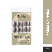 Glossy Solid Color Nails Square(SPN553-SPN578) - Shills Professional