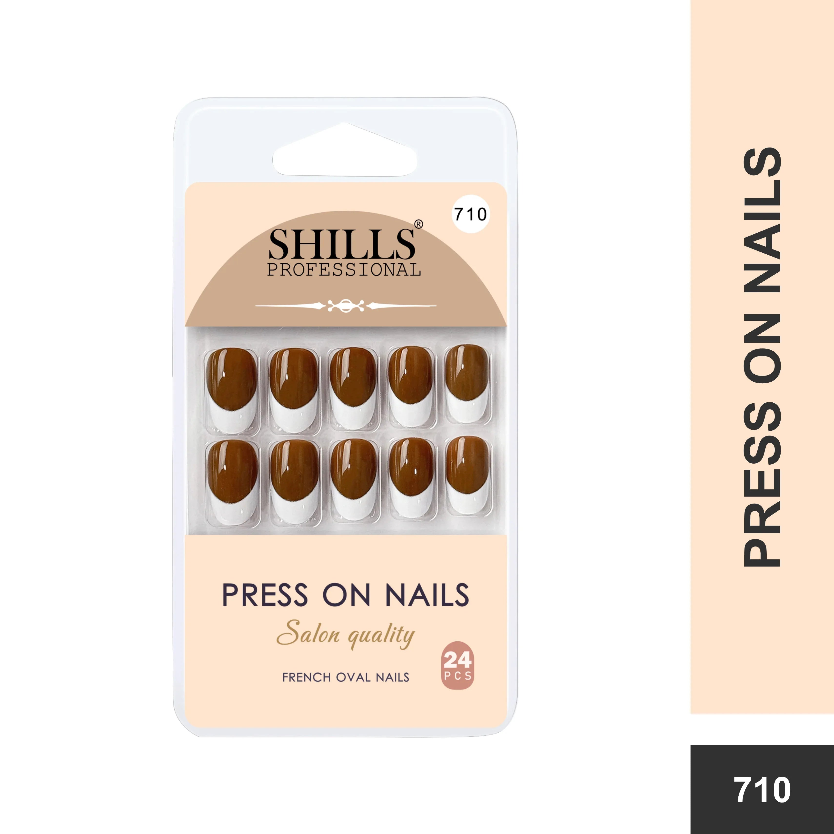 Press On Nail Arts Oval(SPN708-SPN720) - Shills Professional