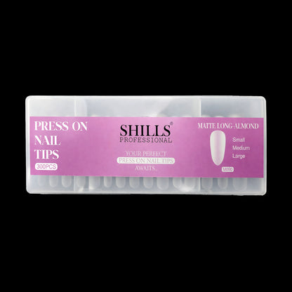 Press On Nail Tips – Matte Long Almond