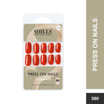 Glossy Solid Color Nails Square(SPN579-SPN604) - Shills Professional