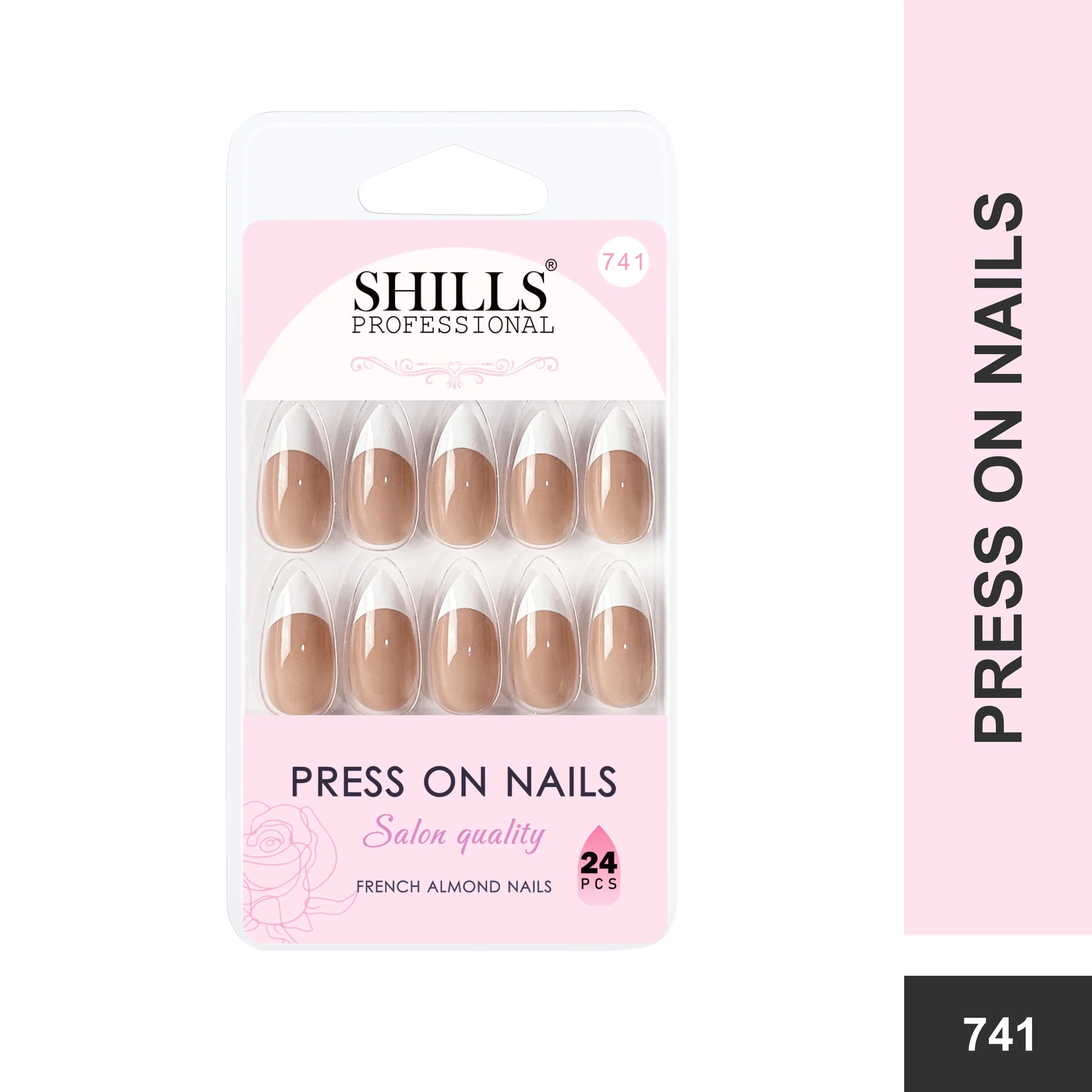 French Nails Sharp Almond (SPN734-SPN746) - Shills Professional