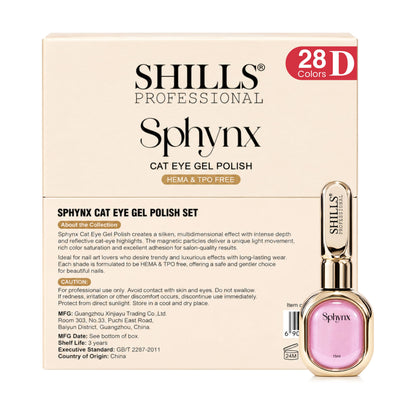 SPHYNX CAT EYE GEL POLISH  SET D