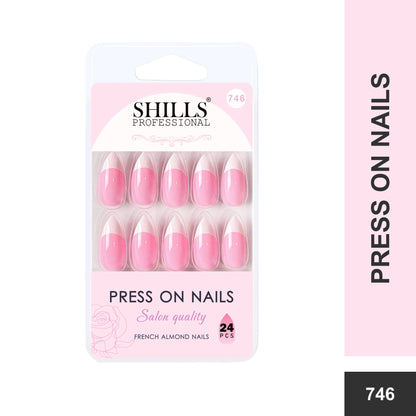 French Nails Sharp Almond (SPN734-SPN746) - Shills Professional