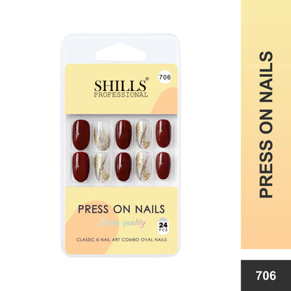 Pure And Nail Art Combo(SPN699-SPN707) - Shills Professional