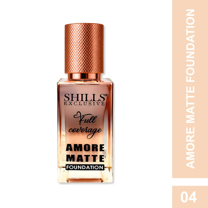 Full Coverage Amore Matte Foundation - Shills Professional