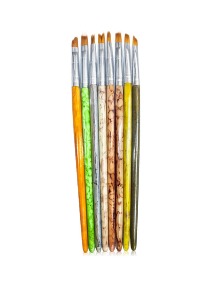 Marble Ombre Brush Set 8Pcs- NB-06 MLT