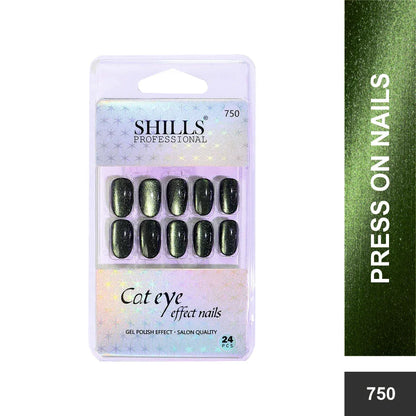 Cat Eye Effect Nails Oval(SPN747-SPN752) - Shills Professional