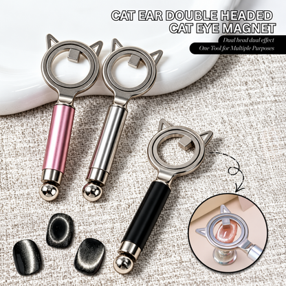 Cat Ear Double Headed Cat Eye Magnet