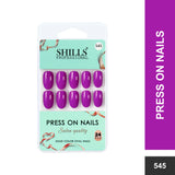 Glossy Solid Color Nails Oval(SPN527-SPN552) - Shills Professional