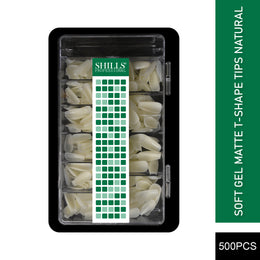 Soft Gel Matte T-Shape Tips-PT19-NATURAL