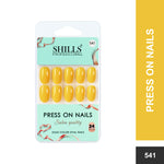 Glossy Solid Color Nails Oval(SPN527-SPN552) - Shills Professional