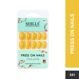 Glossy Solid Color Nails Oval(SPN527-SPN552) - Shills Professional