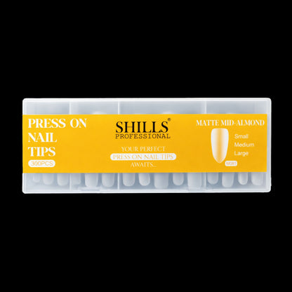 Press On Nail Tips – Matte Mid Almond